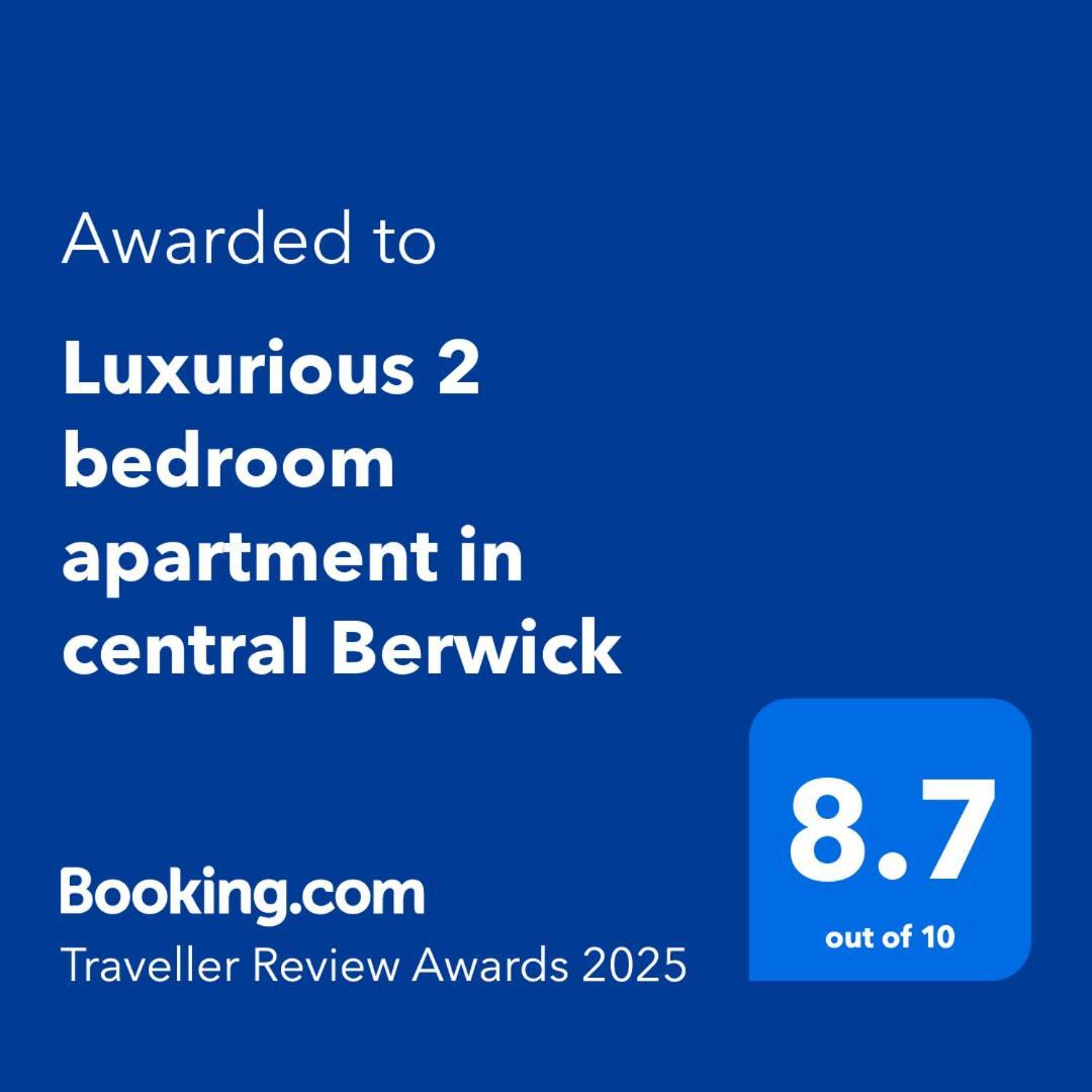 Luxurious 2 Bedroom Apartment In Central Berwick Extérieur photo